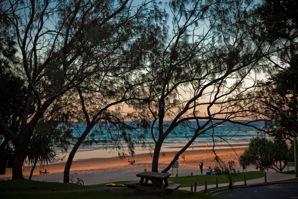 Sunset from Raes lawn