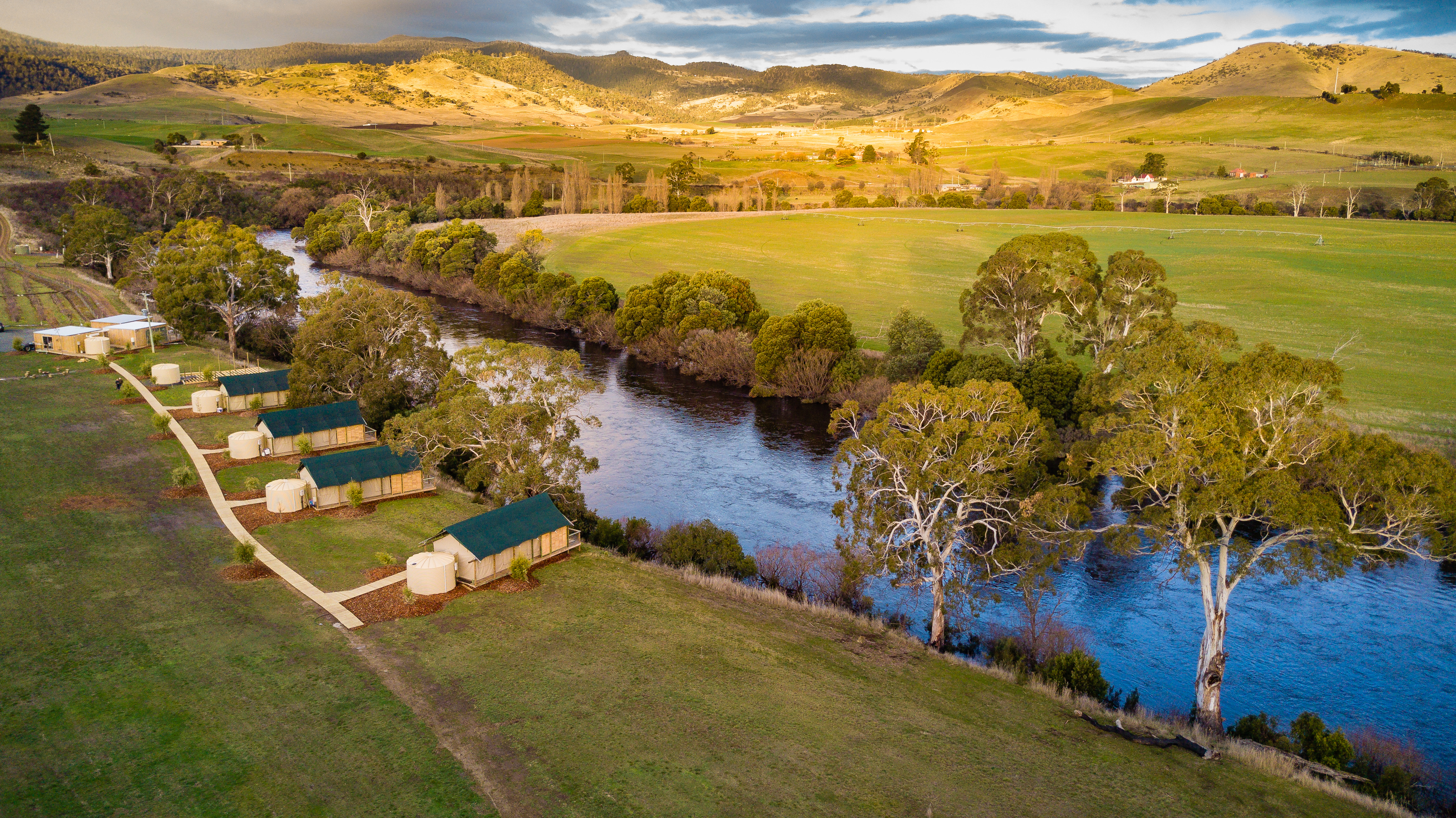 TRUFFLE LODGE aerial view